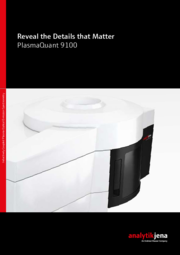 Brochure Optical-Emission Spectrometer PlasmaQuant 9100 (EN)